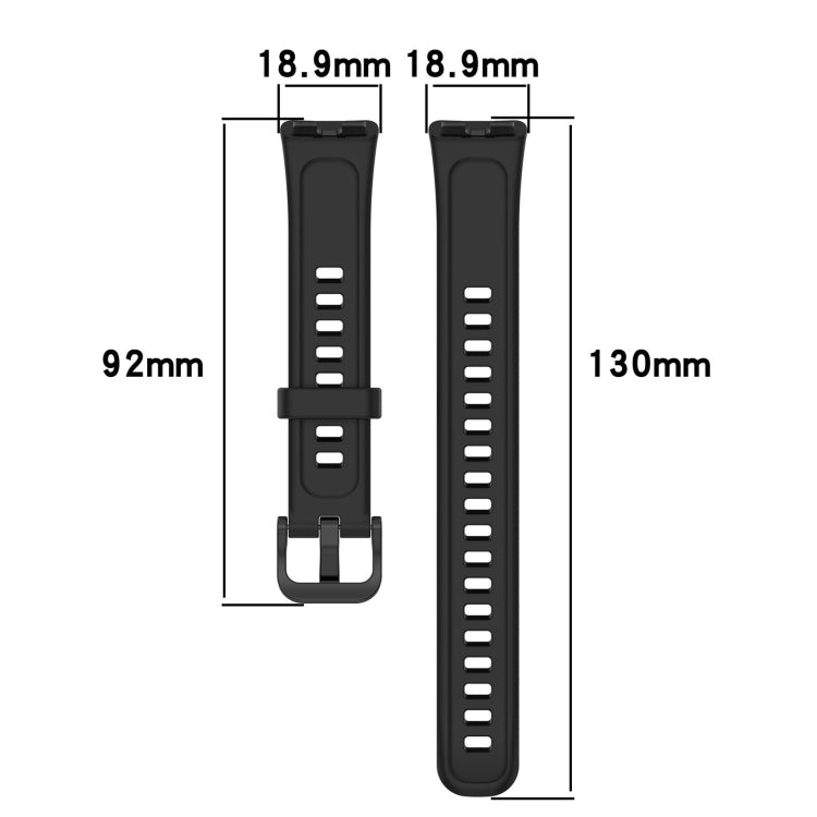 For Huawei Band 9 / 9 NFC Solid Color Colorful Buckle Silicone Watch Band(White) - Watch Bands by PMC Jewellery | Online Shopping South Africa | PMC Jewellery