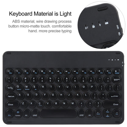 For Huawei MatePad Pro 11 2024 / 2022 Round Button Bluetooth Keyboard Rotatable Holder Leather Case(Black) - Huawei Keyboard by PMC Jewellery | Online Shopping South Africa | PMC Jewellery