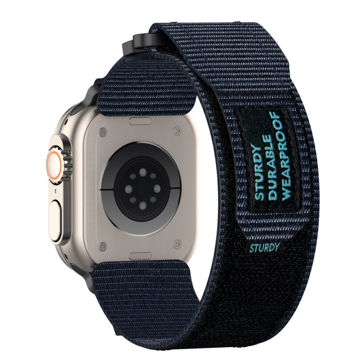 For Apple Watch Series 3 38mm Nylon Hook And Loop Fastener Watch Band(Blue) - Watch Bands by PMC TechLife | Online Shopping South Africa | PMC TechLife | Buy Now Pay Later Mobicred
