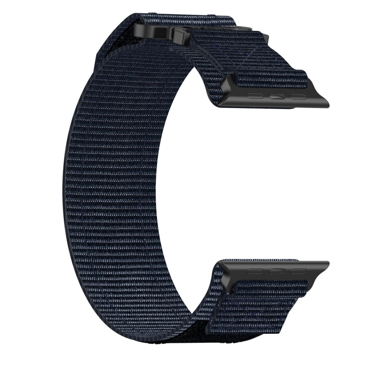 For Apple Watch Series 3 38mm Nylon Hook And Loop Fastener Watch Band(Blue) - Watch Bands by PMC TechLife | Online Shopping South Africa | PMC TechLife | Buy Now Pay Later Mobicred