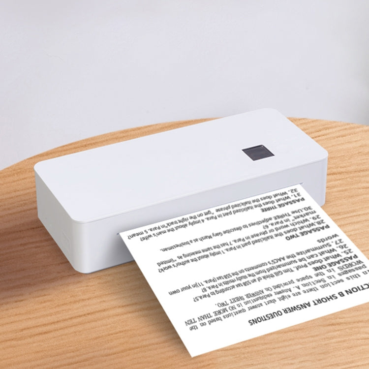 A4 mini Portable Bluetooth HD Thermal Printer for Home Office Study(US Plug) - Printer by PMC Jewellery | Online Shopping South Africa | PMC Jewellery | Buy Now Pay Later Mobicred