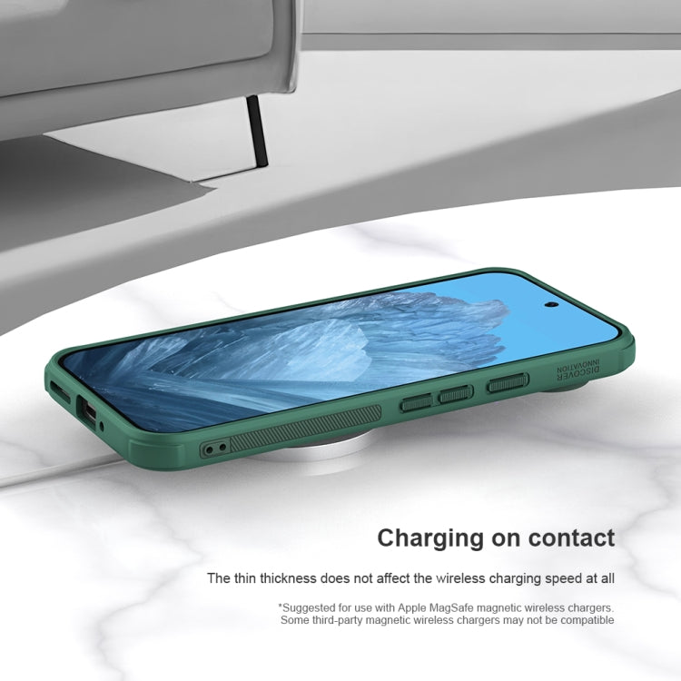For Google Pixel 9 NILLKIN Frosted Shield Pro Magnetic Phone Case(Black) - Google Cases by NILLKIN | Online Shopping South Africa | PMC TechLife | Buy Now Pay Later Mobicred
