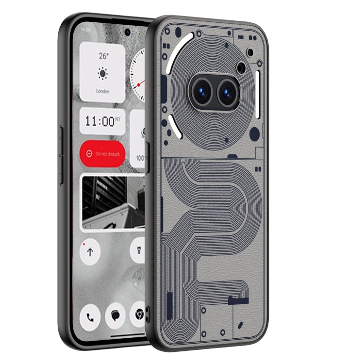 For Nothing Phone 2A GKK Skin Feel Leather Phone Case(Grey) - More Brand by GKK | Online Shopping South Africa | PMC Jewellery