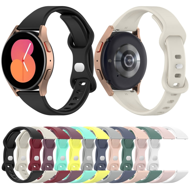 20mm Slim Reverse Buckle Silicone Watch Band(Apricot) - 20mm Bands by PMC TechLife | Online Shopping South Africa | PMC TechLife