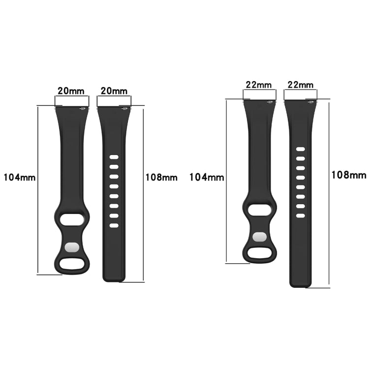 20mm Slim Reverse Buckle Silicone Watch Band(Apricot) - 20mm Bands by PMC TechLife | Online Shopping South Africa | PMC TechLife