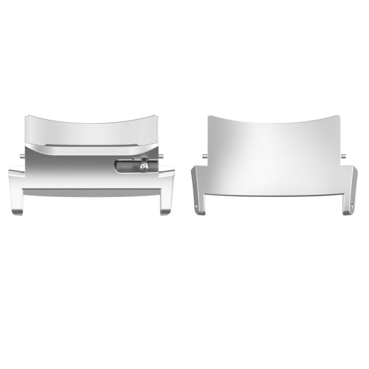 For OPPO Watch X / OnePlus Watch 2 1 Pair 22mm Watch Band Stainless Steel Connector(Silver) - Watch Bands by PMC TechLife | Online Shopping South Africa | PMC TechLife