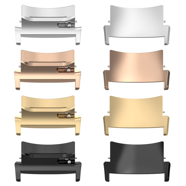 For OPPO Watch X / X2 / OnePlus Watch 2 / 2R 1 Pair 22mm Watch Band Stainless Steel Connector(Rose Gold) - Watch Bands by PMC TechLife | Online Shopping South Africa | PMC TechLife | Buy Now Pay Later Mobicred