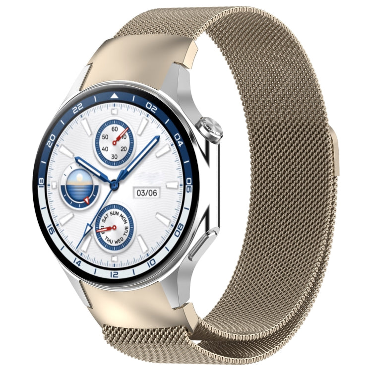 For OPPO Watch X2 / OnePlus Watch 3 Milan Magnetic Steel Mesh Watch Band(Starlight) - Watch Bands by PMC TechLife | Online Shopping South Africa | PMC TechLife | Buy Now Pay Later Mobicred