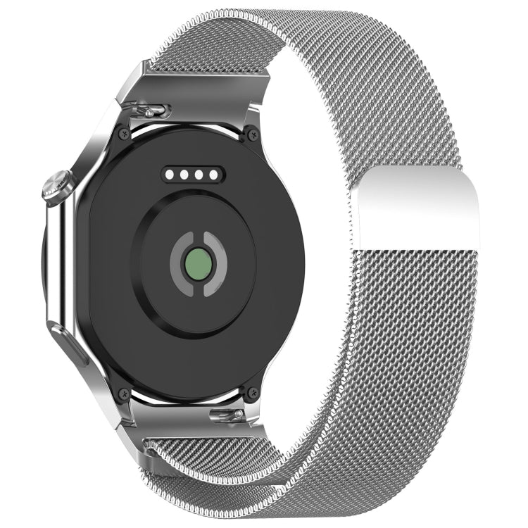 For OPPO Watch X2 / OnePlus Watch 3 Milan Magnetic Steel Mesh Watch Band(Silver) - Watch Bands by PMC TechLife | Online Shopping South Africa | PMC TechLife | Buy Now Pay Later Mobicred