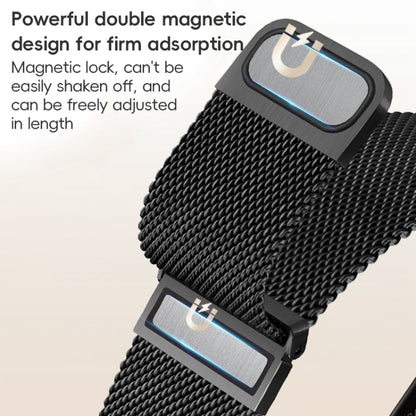 For Apple Watch SE 2023 44mm ZGA Milanese Magnetic Metal Watch Band(Silver) - Watch Bands by ZGA | Online Shopping South Africa | PMC Jewellery