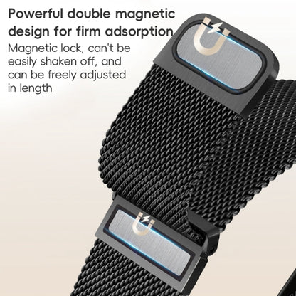 For Apple Watch Series 6 44mm ZGA Milanese Magnetic Metal Watch Band(Silver) - Watch Bands by ZGA | Online Shopping South Africa | PMC Jewellery