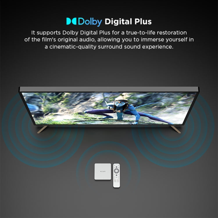 Kickpi KP1 Dual Band WiFi 4K HD Android TV Box, RAM:2GB+32GB(AU Plug) - Amlogic S905 by PMC Jewellery | Online Shopping South Africa | PMC Jewellery | Buy Now Pay Later Mobicred