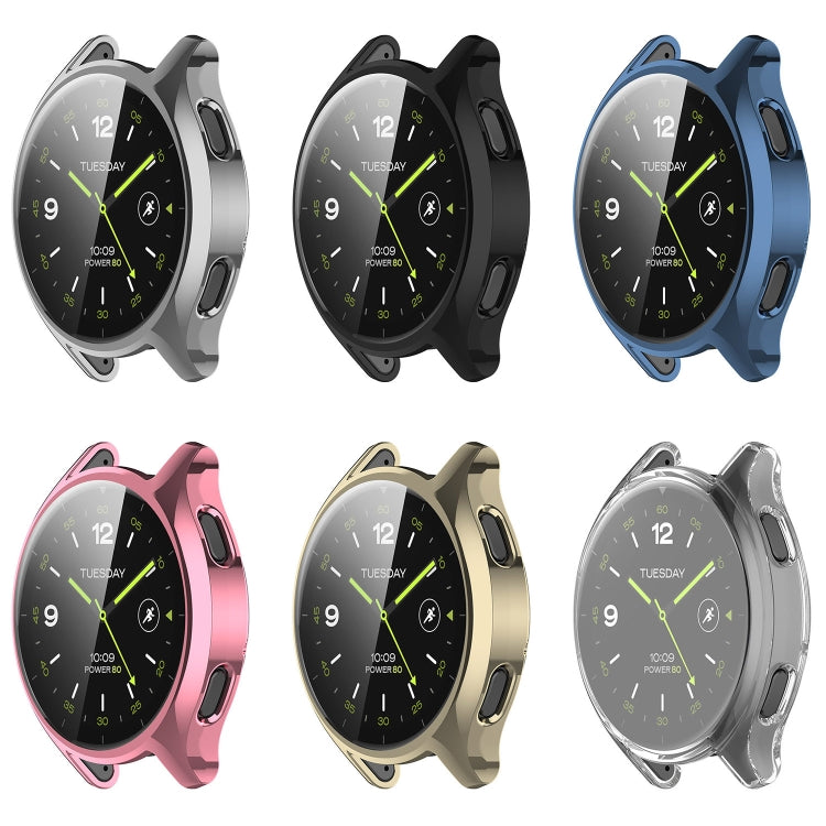 For Xiaomi Watch 2 Full Coverage TPU Electroplated Watch Protective Case(Black) - Watch Cases by PMC TechLife | Online Shopping South Africa | PMC TechLife