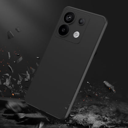 For Xiaomi Redmi Note 13 Pro 5G GKK Three Stage Splicing Full Coverage PC Phone Case(Black) - Xiaomi Cases by GKK | Online Shopping South Africa | PMC Jewellery | Buy Now Pay Later Mobicred