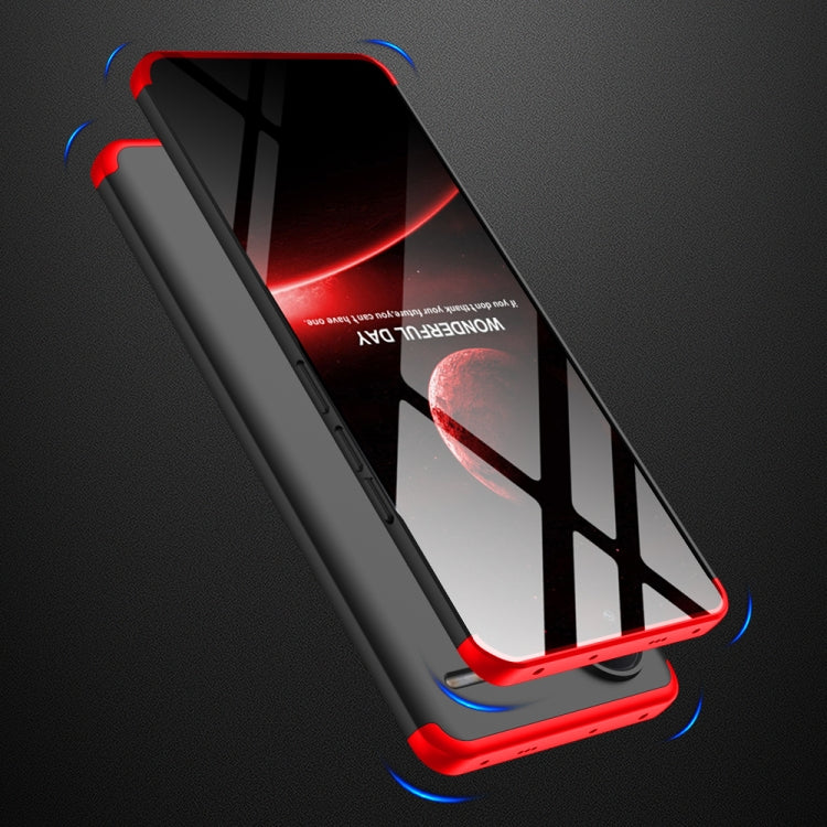 For Xiaomi Redmi Note 13 Pro+ 5G GKK Three Stage Splicing Full Coverage PC Phone Case(Black Red) - Xiaomi Cases by GKK | Online Shopping South Africa | PMC Jewellery | Buy Now Pay Later Mobicred