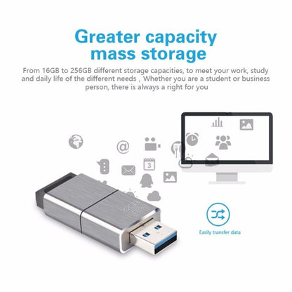 EAGET F90 16G USB 3.0 Interface Metal Flash U Disk - USB Flash Drives by EAGET | Online Shopping South Africa | PMC Jewellery | Buy Now Pay Later Mobicred