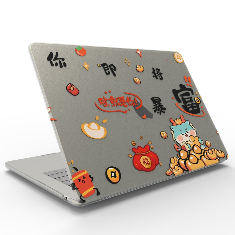 For MacBook Air 13.3 A1932 / A2179 / A2337 UV Printed Pattern Laptop Frosted Protective Case(DDC-1689) - MacBook Air Cases by PMC Jewellery | Online Shopping South Africa | PMC Jewellery | Buy Now Pay Later Mobicred