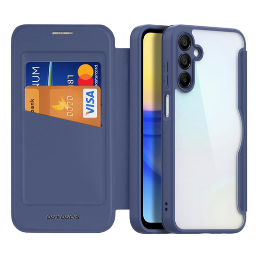 For Samsung Galaxy A15 5G DUX DUCIS Skin X Pro Series PC + TPU Phone Leather Case(Blue) - Galaxy Phone Cases by DUX DUCIS | Online Shopping South Africa | PMC Jewellery | Buy Now Pay Later Mobicred