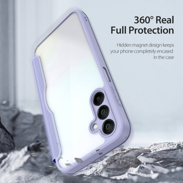 For Samsung Galaxy A15 5G DUX DUCIS Skin X Pro Series PC + TPU Phone Leather Case(Purple) - Galaxy Phone Cases by DUX DUCIS | Online Shopping South Africa | PMC Jewellery | Buy Now Pay Later Mobicred