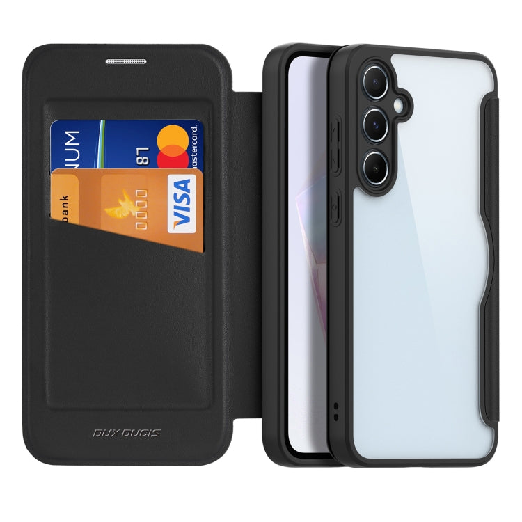 For Samsung Galaxy A35 5G DUX DUCIS Skin X Pro Series PC + TPU Phone Leather Case(Black) - Galaxy Phone Cases by DUX DUCIS | Online Shopping South Africa | PMC Jewellery | Buy Now Pay Later Mobicred