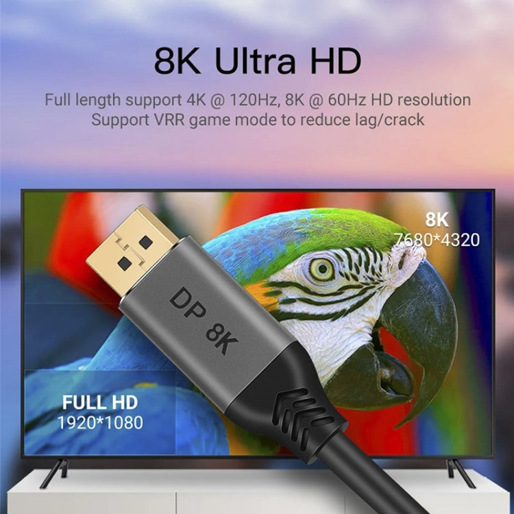 DisplayPort 1.4 Male to Male 8K HDR 60Hz 32.4Gbps Connection Cable, Cable Length:3m -  by PMC TechLife | Online Shopping South Africa | PMC TechLife | Buy Now Pay Later Mobicred