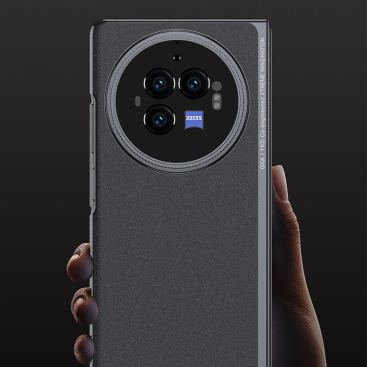 For vivo X Fold3 GKK Integrated Unbounded Frosted AG All-inclusive Shockproof Phone Case(Black) - free shipping - PMC Jewellery - Order now!