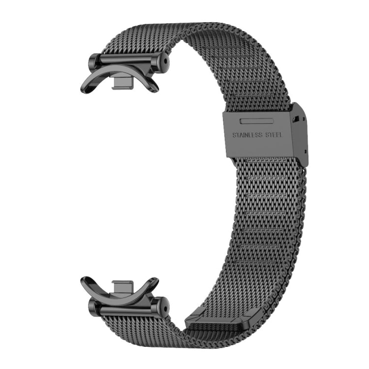 For Xiaomi Mi Band 8 Mijobs GT4 Milan Buckle Metal Watch Band(Black) - Watch Bands by MIJOBS | Online Shopping South Africa | PMC Jewellery
