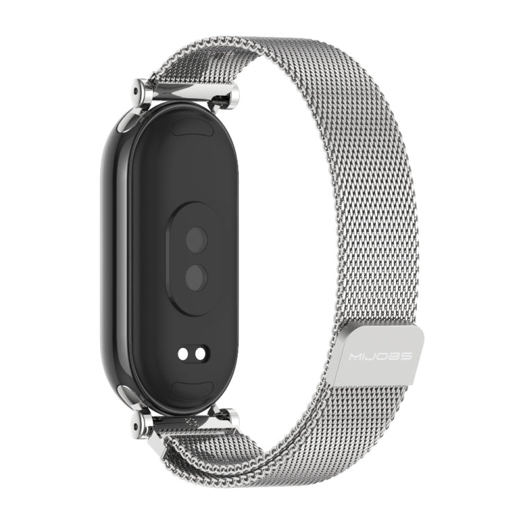 For Xiaomi Smart Band 10 / 9 / 8 Mijobs GT4 Milan Magnetic Metal Watch Band(Silver) - free shipping - PMc TechLife - Order now!