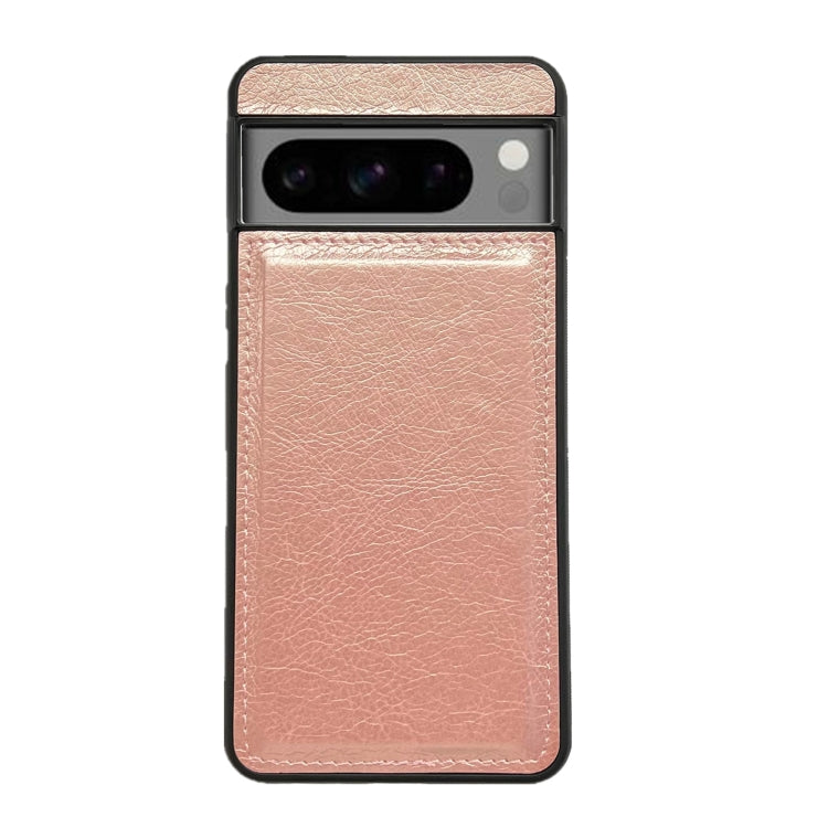 For Google Pixel 9 Pro XL Cowhide Texture Back Cover Phone Case(Rose Gold) - Google Cases by PMC Jewellery | Online Shopping South Africa | PMC Jewellery | Buy Now Pay Later Mobicred