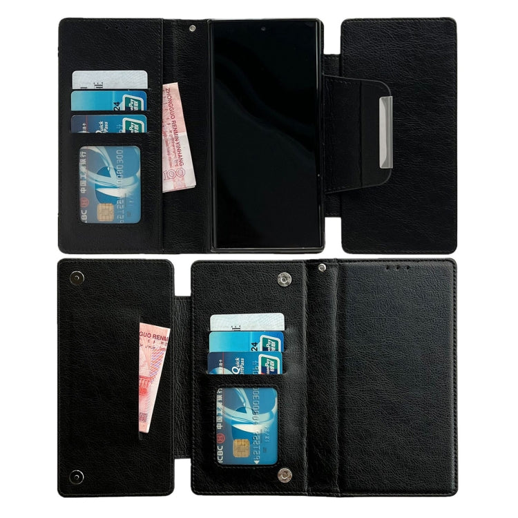 For Google Pixel 8 Multifunctional 7-Card Wallet Leather Phone Case(Black) - Google Cases by PMC TechLife | Online Shopping South Africa | PMC TechLife | Buy Now Pay Later Mobicred