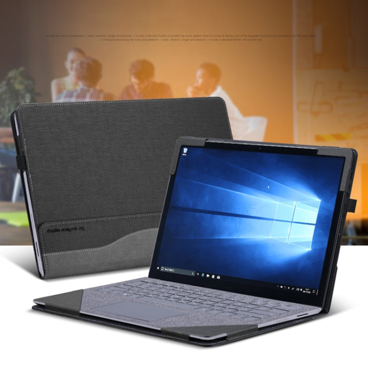 For Microsoft Surface Laptop 6 15 inch Laptop PU Leather Protective Case(Coffee Color) - Others by PMC TechLife | Online Shopping South Africa | PMC TechLife | Buy Now Pay Later Mobicred