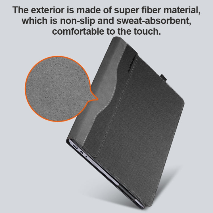 For Microsoft Surface Laptop 6 13.5 inch Laptop PU Leather Protective Case(Coffee Color) - Others by PMC TechLife | Online Shopping South Africa | PMC TechLife | Buy Now Pay Later Mobicred