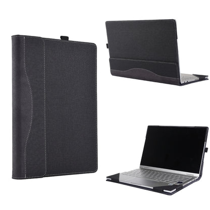 For Microsoft Surface Book 3 / 2 / 1 13.5 inch Cloth Texture Laptop Leather Case With Stand Function(Black) - 13.3 inch by PMC Jewellery | Online Shopping South Africa | PMC Jewellery | Buy Now Pay Later Mobicred