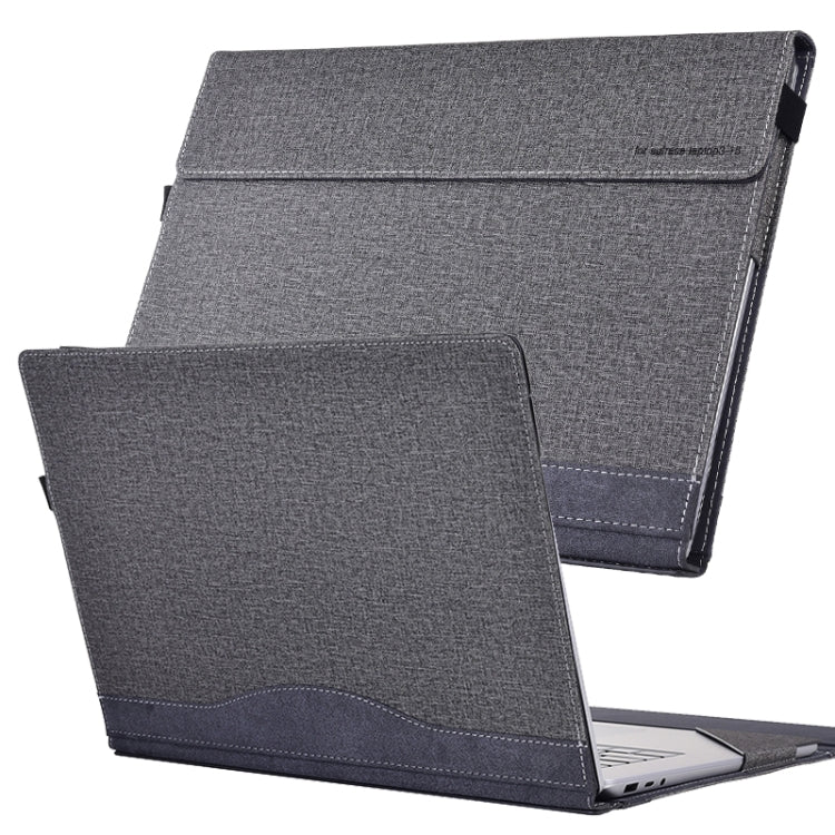 For Lenovo ThinkPad X1 Carbon Gen 11 Cloth Texture Laptop Leather Protective Case(Space Ash) - Other by PMC Jewellery | Online Shopping South Africa | PMC Jewellery | Buy Now Pay Later Mobicred