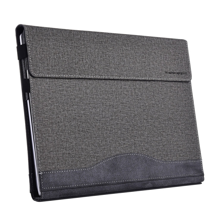 For Lenovo ThinkPad X1 Carbon Gen 9 Cloth Texture Laptop Leather Protective Case(Space Ash) - Other by PMC Jewellery | Online Shopping South Africa | PMC Jewellery | Buy Now Pay Later Mobicred