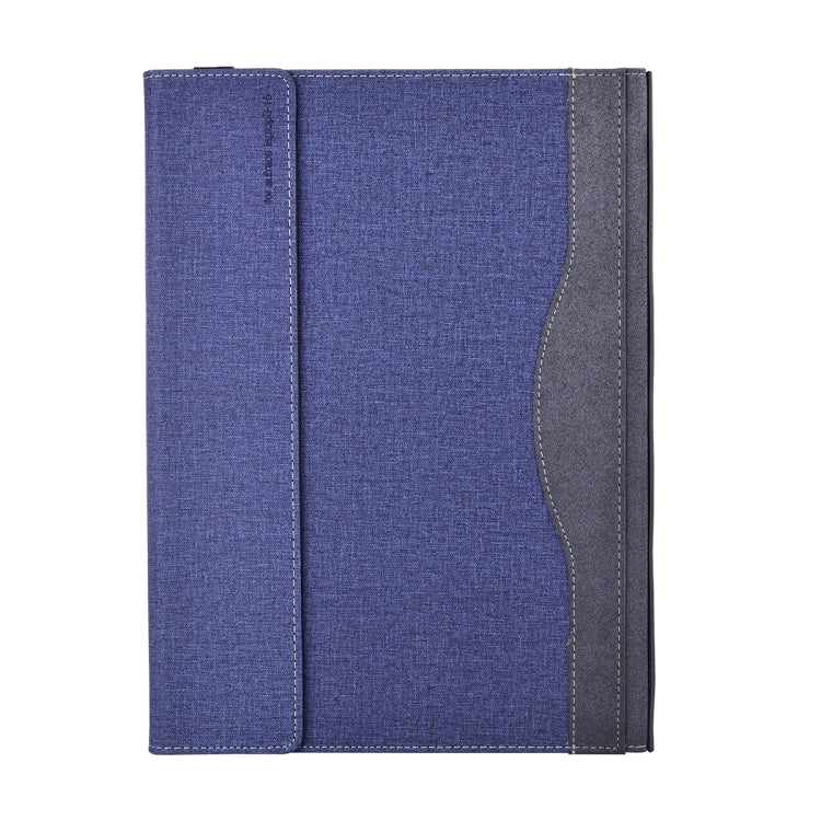 For Lenovo ThinkPad X1 Carbon Gen 9 Cloth Texture Laptop Leather Protective Case(Deep Blue) - Other by PMC Jewellery | Online Shopping South Africa | PMC Jewellery | Buy Now Pay Later Mobicred