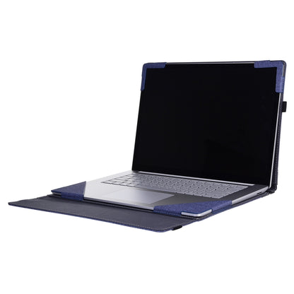 For Lenovo ThinkPad X1 Carbon Gen 9 Cloth Texture Laptop Leather Protective Case(Deep Blue) - Other by PMC Jewellery | Online Shopping South Africa | PMC Jewellery | Buy Now Pay Later Mobicred