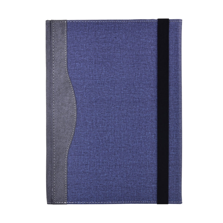 For Lenovo ThinkPad X1 Yoga Gen 5 Cloth Texture Laptop Leather Protective Case(Deep Blue) - Other by PMC Jewellery | Online Shopping South Africa | PMC Jewellery | Buy Now Pay Later Mobicred