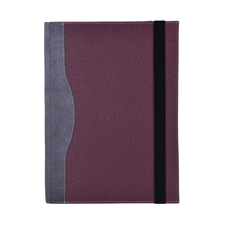For Lenovo ThinkPad X1 Yoga Gen 4 Cloth Texture Laptop Leather Protective Case(Wine Red) - Other by PMC Jewellery | Online Shopping South Africa | PMC Jewellery | Buy Now Pay Later Mobicred