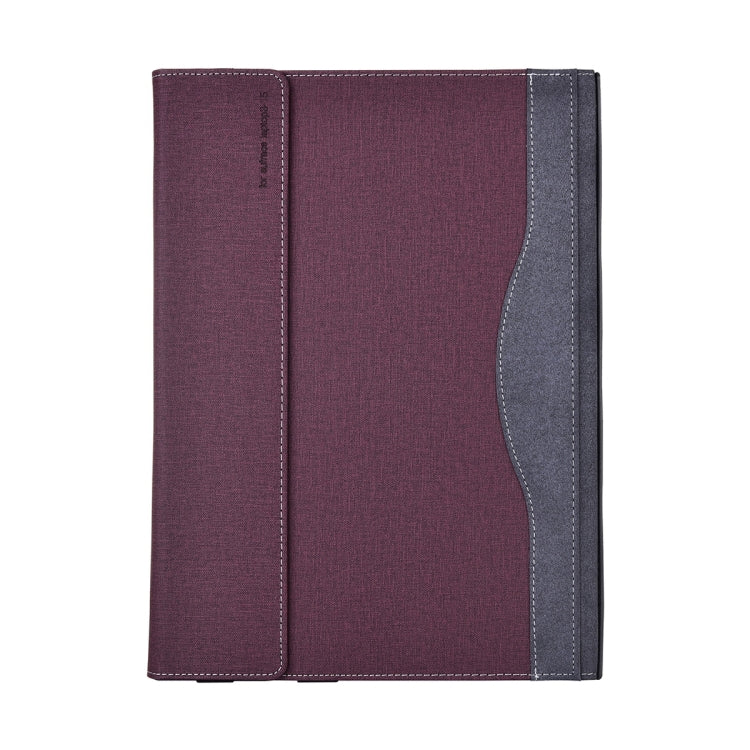 For Lenovo ThinkPad X1 Carbon 14 Gen 6 Cloth Texture Laptop Leather Protective Case(Wine Red) - Other by PMC Jewellery | Online Shopping South Africa | PMC Jewellery | Buy Now Pay Later Mobicred