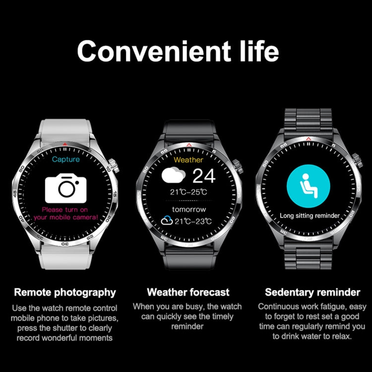 GTS4/LT09 1.5 inch IP67 Fitness Wellness Smart Watch Support Bluetooth Call / Sleep / Blood Oxygen / Heart Rate Health Monitor, Steel Strap(Silver) - Smart Watches by PMC TechLife | Online Shopping South Africa | PMC TechLife | Buy Now Pay Later Mobicred