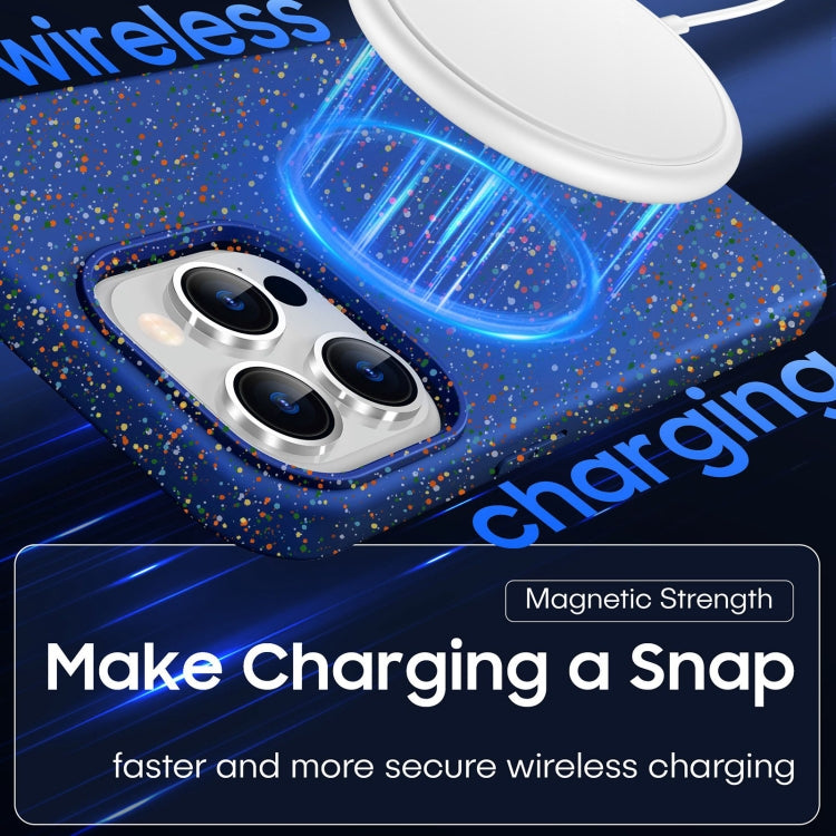 For iPhone 16 Plus Colorful Frosted Magsafe PC Hybrid TPU Phone Case(White) - iPhone 16 Plus Cases by PMC TechLife | Online Shopping South Africa | PMC TechLife | Buy Now Pay Later Mobicred