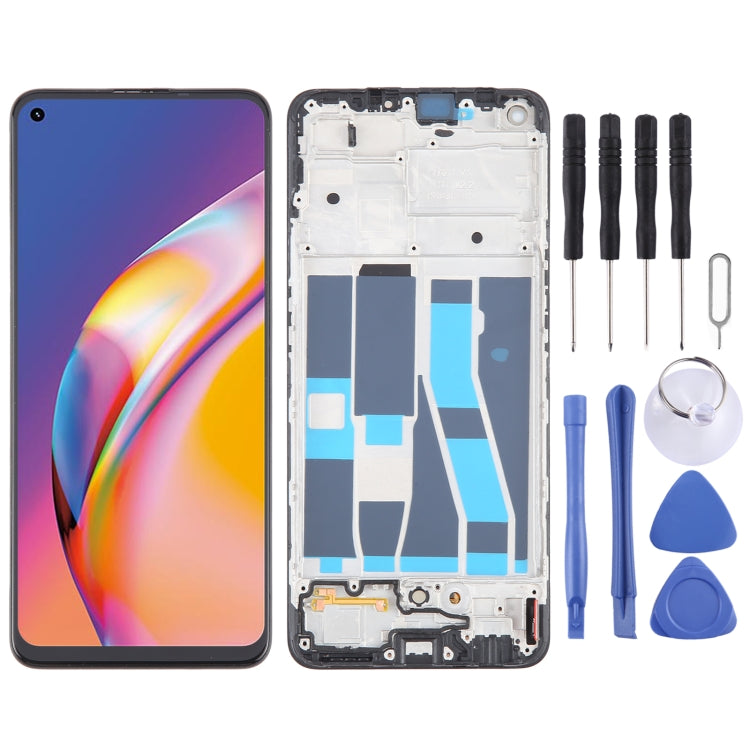 For OPPO Reno5 Lite Original AMOLED LCD Screen Digitizer Full Assembly with Frame - LCD Screen by PMC TechLife | Online Shopping South Africa | PMC TechLife | Buy Now Pay Later Mobicred