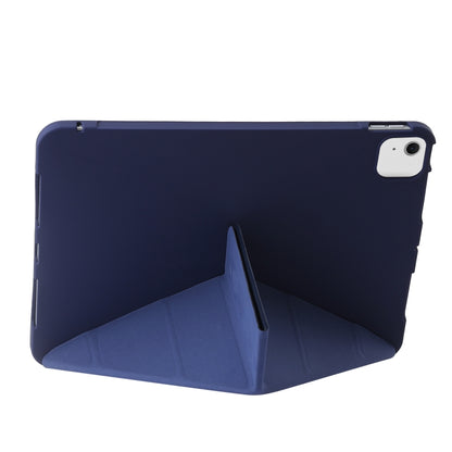 For iPad Air 11 2024 TPU Deformation Flip Leather Tablet Case with Holder(Dark Blue) - iPad Air 11 2024 Cases by PMC Jewellery | Online Shopping South Africa | PMC Jewellery | Buy Now Pay Later Mobicred
