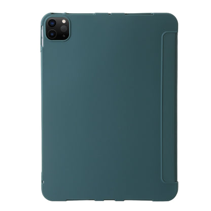 For iPad Pro 13 2024 TPU Deformation Flip Leather Tablet Case with Holder(Dark Green) - iPad Pro 13 2024 Cases by PMC Jewellery | Online Shopping South Africa | PMC Jewellery | Buy Now Pay Later Mobicred