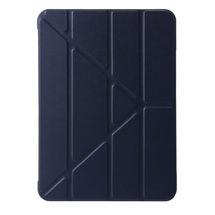 For iPad Pro 13 2024 TPU Deformation Flip Leather Tablet Case with Holder(Dark Blue) - iPad Pro 13 2024 Cases by PMC Jewellery | Online Shopping South Africa | PMC Jewellery | Buy Now Pay Later Mobicred