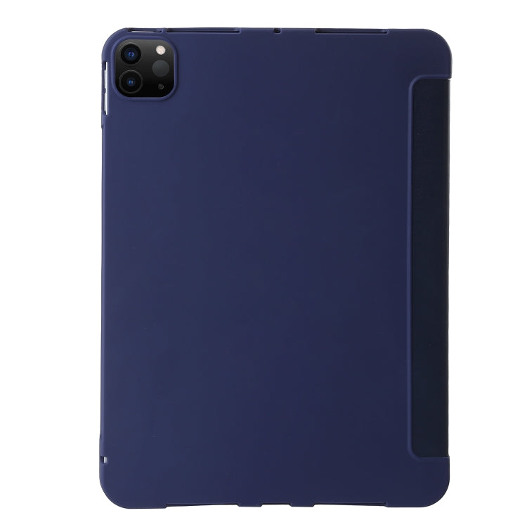 For iPad Pro 13 2024 TPU Deformation Flip Leather Tablet Case with Holder(Dark Blue) - iPad Pro 13 2024 Cases by PMC Jewellery | Online Shopping South Africa | PMC Jewellery | Buy Now Pay Later Mobicred