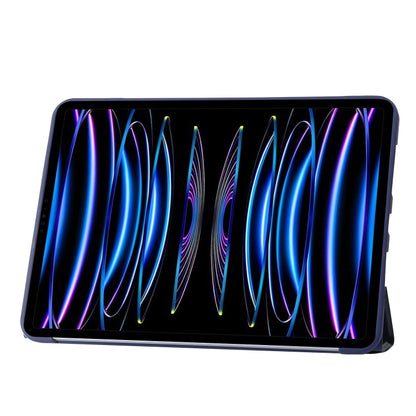 For iPad Pro 13 2024 TPU Deformation Flip Leather Tablet Case with Holder(Dark Blue) - iPad Pro 13 2024 Cases by PMC Jewellery | Online Shopping South Africa | PMC Jewellery | Buy Now Pay Later Mobicred