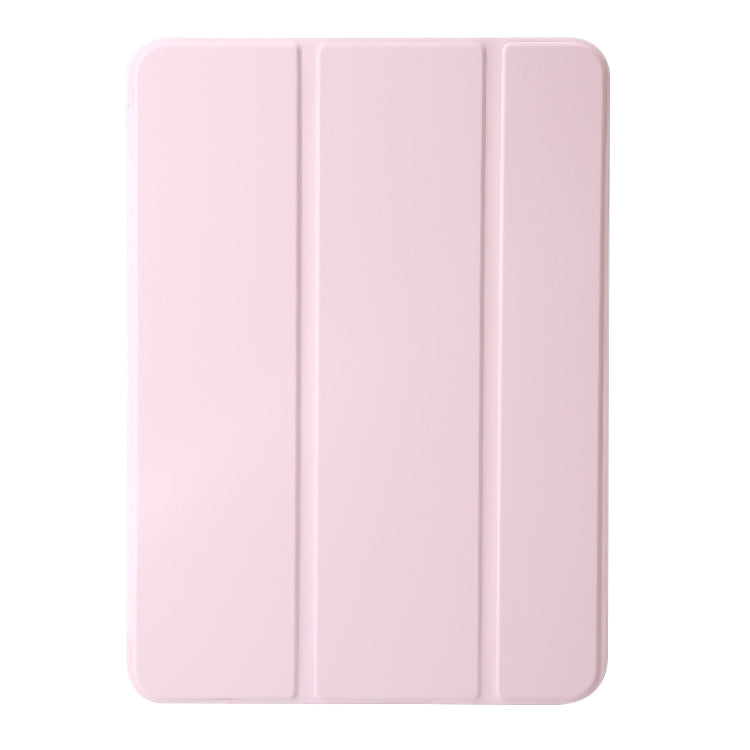 For iPad Pro 13 2024 Three-fold Holder Flip Tablet Leather Case(Light Pink) - iPad Pro 13 2024 Cases by PMC Jewellery | Online Shopping South Africa | PMC Jewellery | Buy Now Pay Later Mobicred