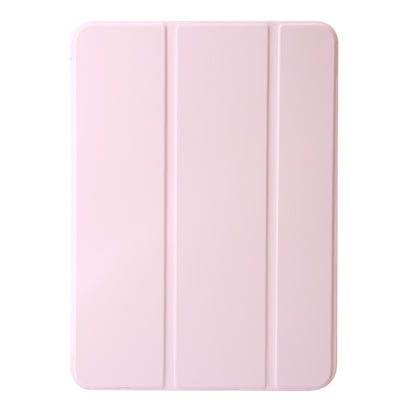 For iPad Pro 13 2024 Three-fold Holder Flip Tablet Leather Case(Light Pink) - iPad Pro 13 2024 Cases by PMC Jewellery | Online Shopping South Africa | PMC Jewellery | Buy Now Pay Later Mobicred